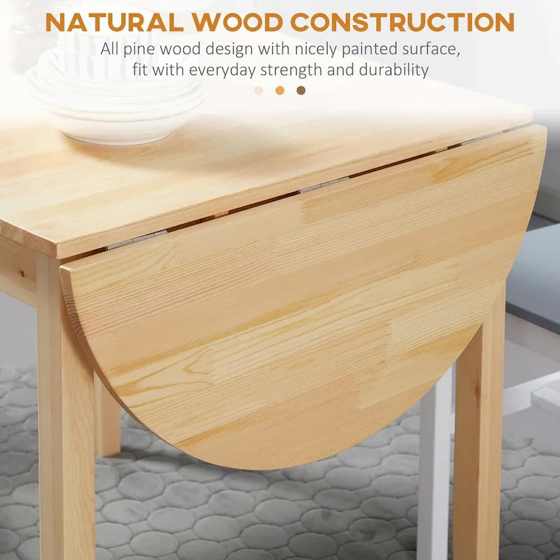 55 Solid Wood Drop Leaf Tables for Small Spaces