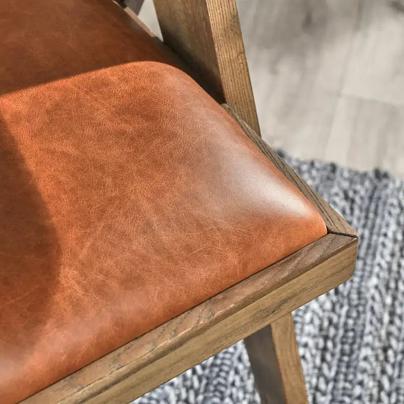 Classic Home Dolton Top Grain Leather Arm Chair