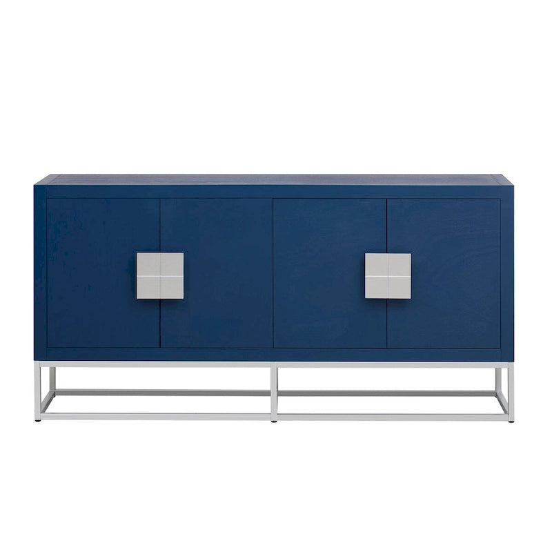 Modern Sideboard with Unique Support Legs and Adjustable Shelves