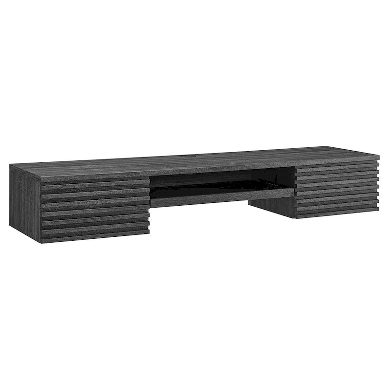 Render Wall Mount Wood Office Desk