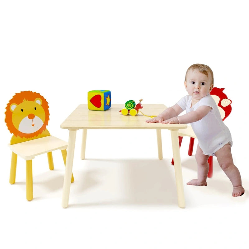 3 Pieces Toddler Table and Chair Set