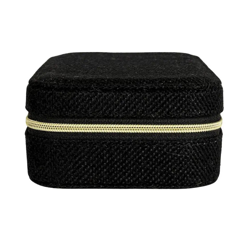Household Essentials Fabric Travel Jewelry Organizer Box - 7.1L x 3.9W x 2.0H